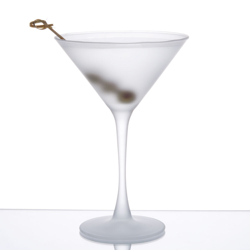 Cardinal Arcoroc EVF1013 Everfrost 7.5 oz. Frosted Cocktail / Martini Glass 12 / Case