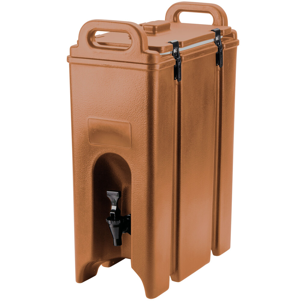 Cambro 500LCD157 Coffee Beige 4.75 Gallon Camtainer Insulated Beverage