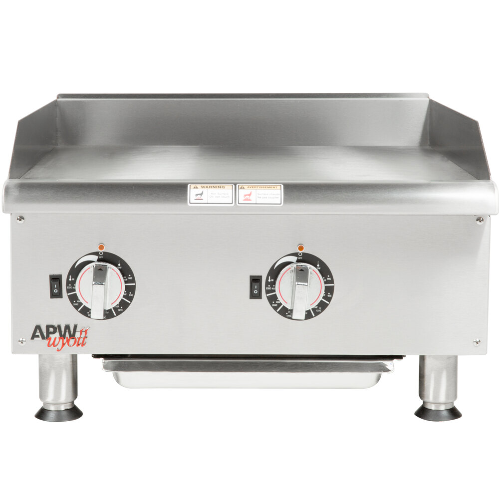 APW Wyott EG24i 24" Electric Countertop Griddle 208V