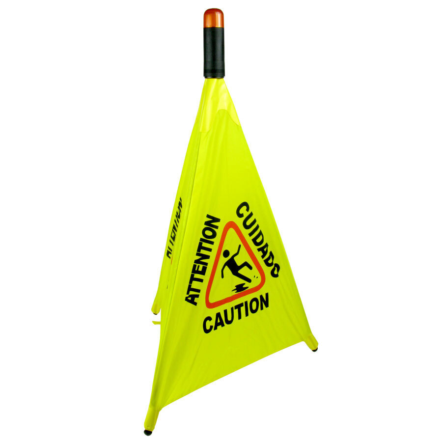 Flashing Safety Cone Wet Floor Sign Light