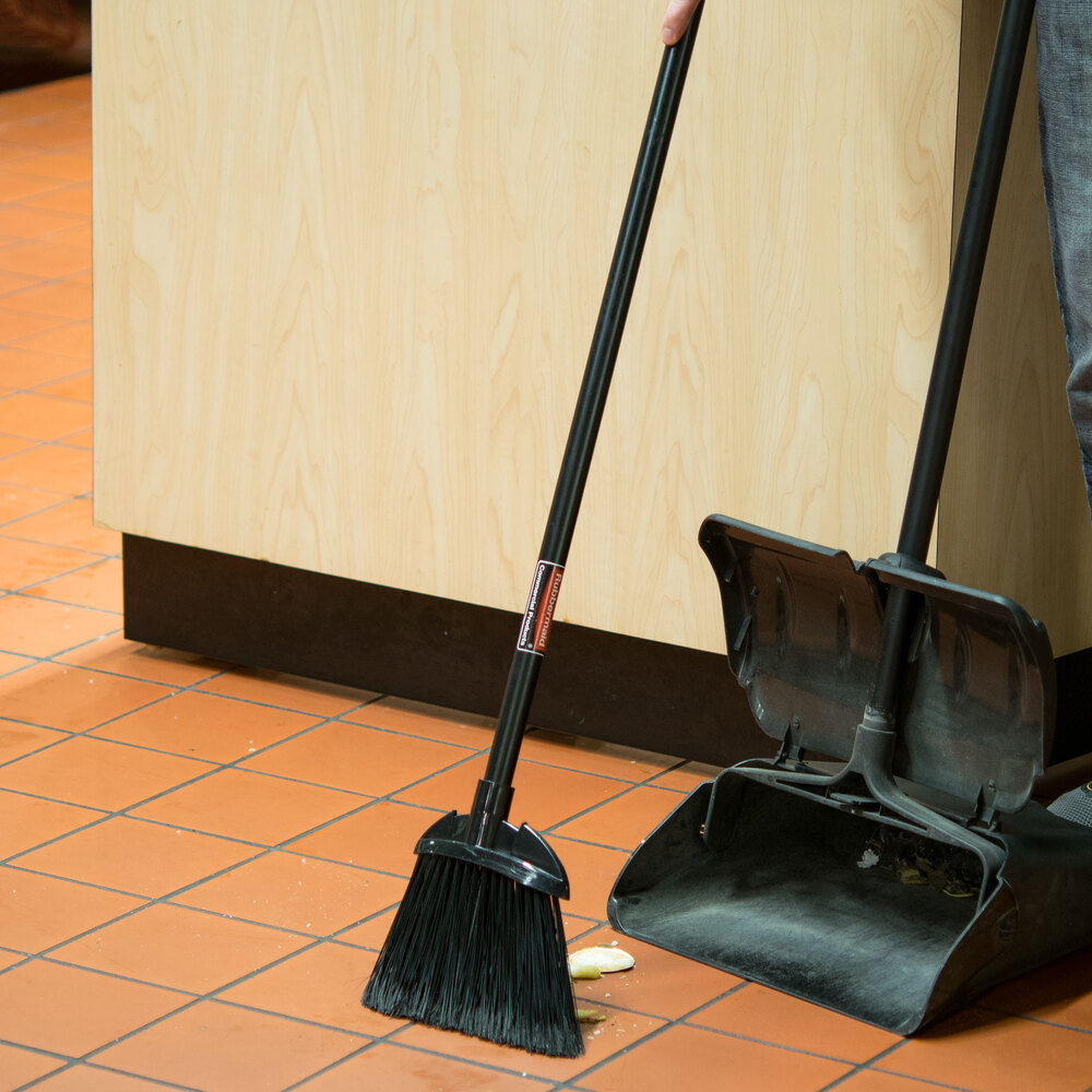 Rubbermaid 6374 Lobby Broom 100 Polypropylene (FG637400BLA)