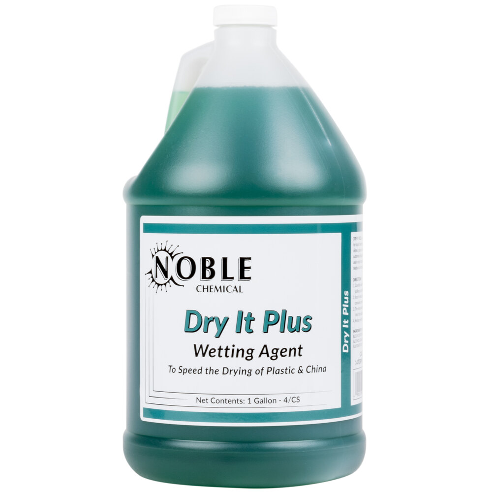 1 Gallon Noble Chemical Dry It Plus Rinse Aid for High Temperature Dish