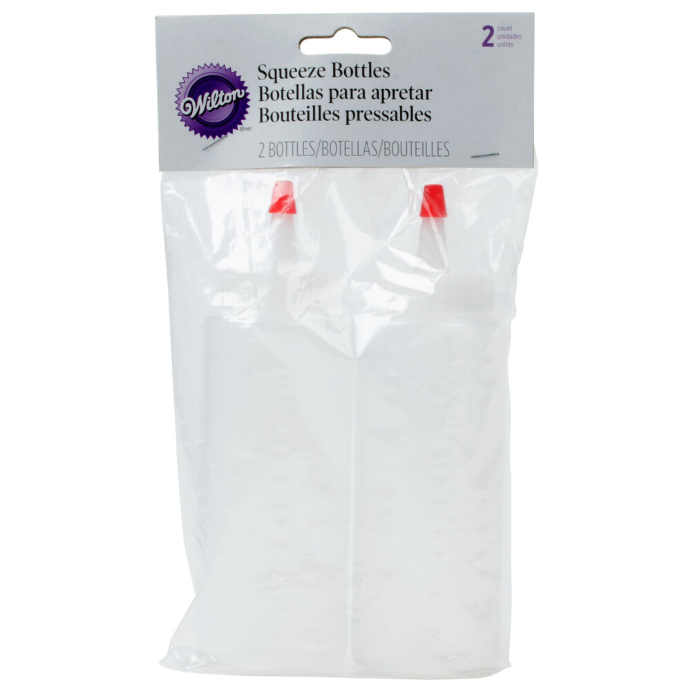 Wilton 19041166 6 oz. Mini Decorating Squeeze Bottle with Red Cone Tip