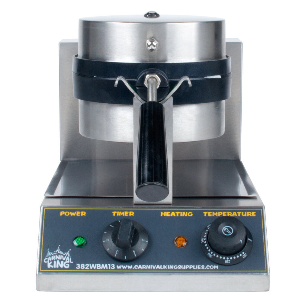 Carnival King WBM13 Belgian Waffle Maker with Timer 120V