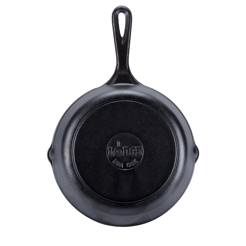 Lodge L5SK3 8" PreSeasoned Cast Iron Skillet Individual Serving