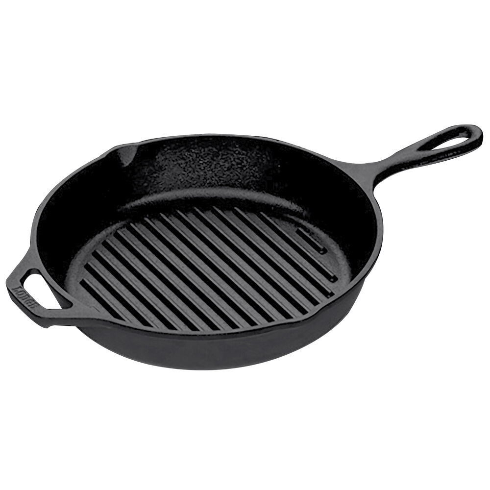 Lodge L8GP3 10 1/4" PreSeasoned Cast Iron Grill Pan
