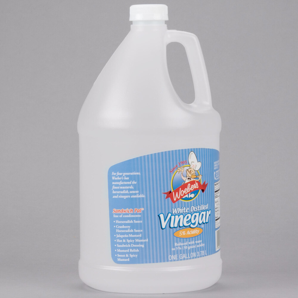 1 Gallon Distilled White Vinegar 4/Case