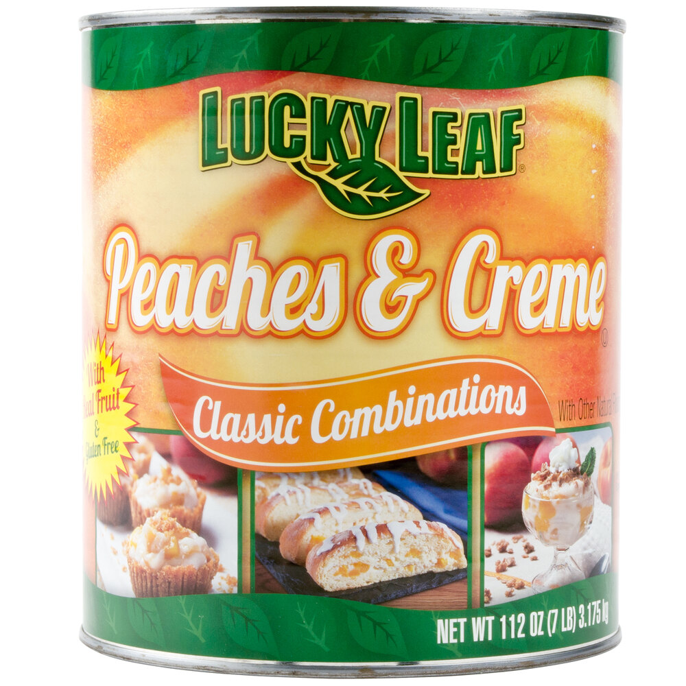 Lucky Leaf Peaches & Creme 10 Can