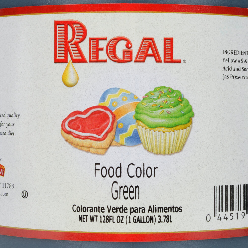 Green Food Coloring 1 Gallon