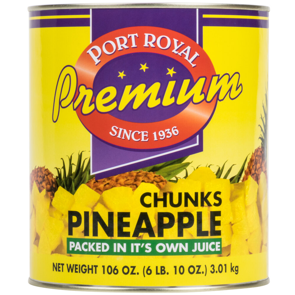 Pineapple Chunks in Natural Juice 10 Can
