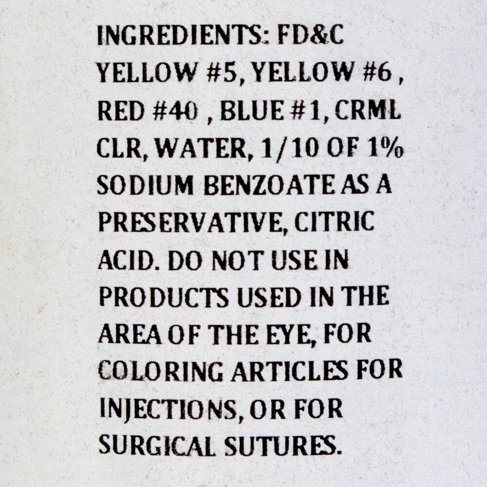 Black Food Coloring 32 oz.