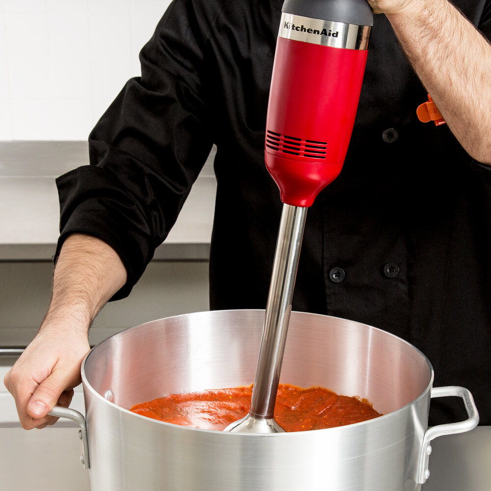 KitchenAid KHBC212ER 2 Speed 12" Immersion Blender with Wall Mount