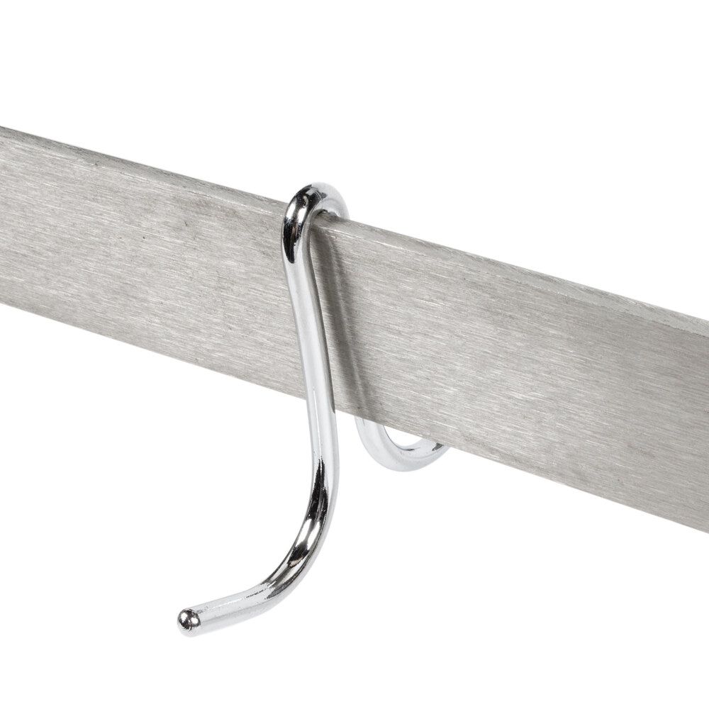 Regency 24" Wall Mounted Commercial Stainless Steel Pot Rack with Two