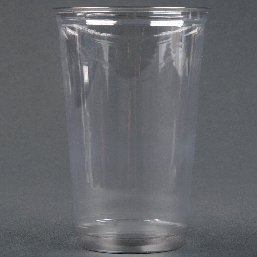 Dart Solo Ultra Clear TN20 20 oz. Clear Straight Wall PET Plastic Cold