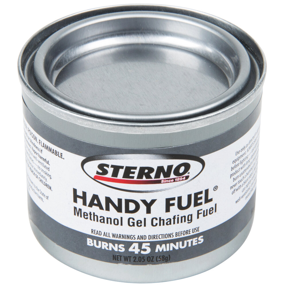 Sterno Products 20100 45 Minute Handy Fuel Methanol Gel Chafing Fuel