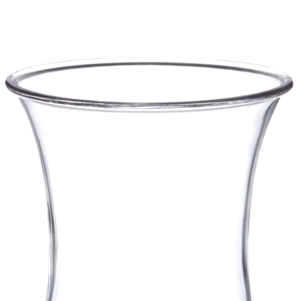 GET HUR1 15 oz. Plastic Hurricane Glass Clear