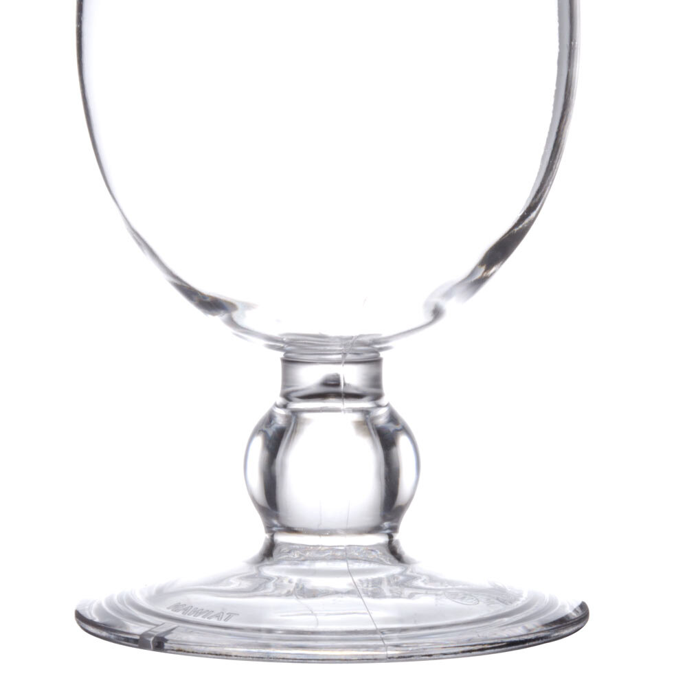 GET HUR1 15 oz. Plastic Hurricane Glass Clear