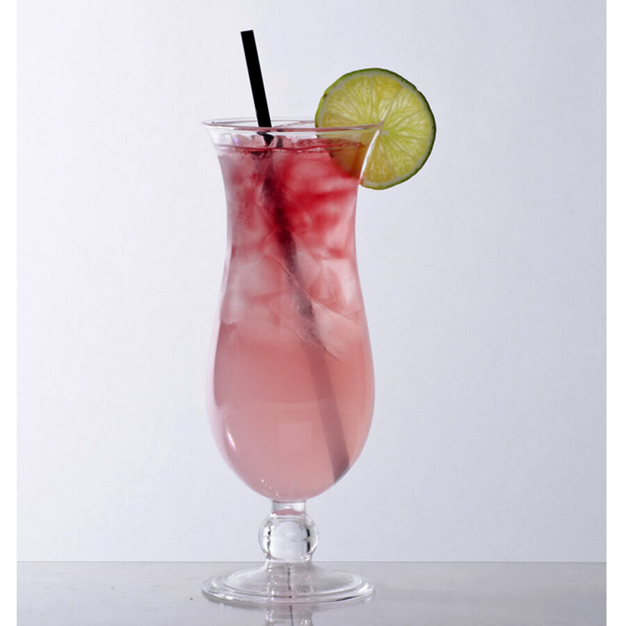 GET HUR1 15 oz. Plastic Hurricane Glass Clear