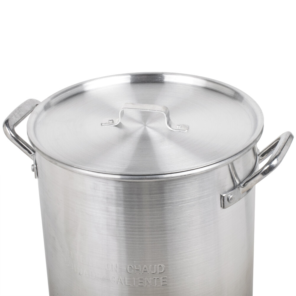 Backyard Pro 30 Qt. Aluminum Turkey Fry Pot / Stock Pot with Lid and