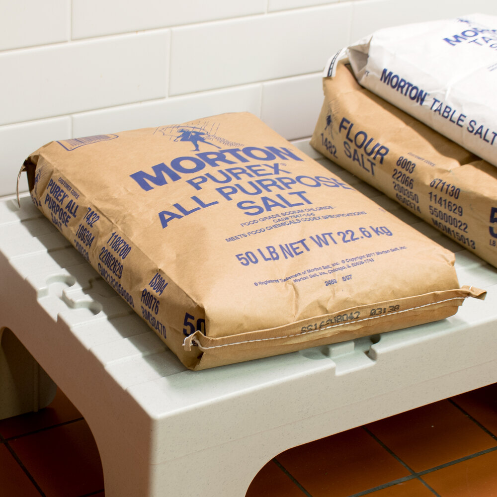 Morton 50 lb. Bulk NonIodized Table Salt