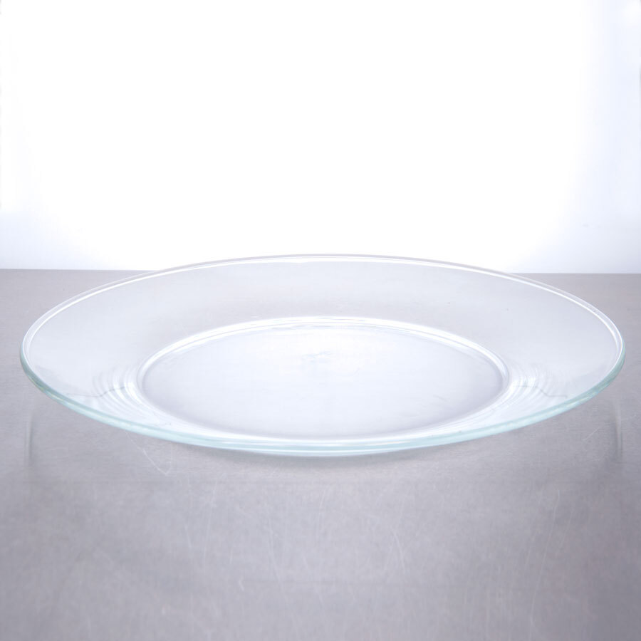 Libbey 1788491 Moderno 7 1/2" Glass Salad / Dessert Plate 12 / Case