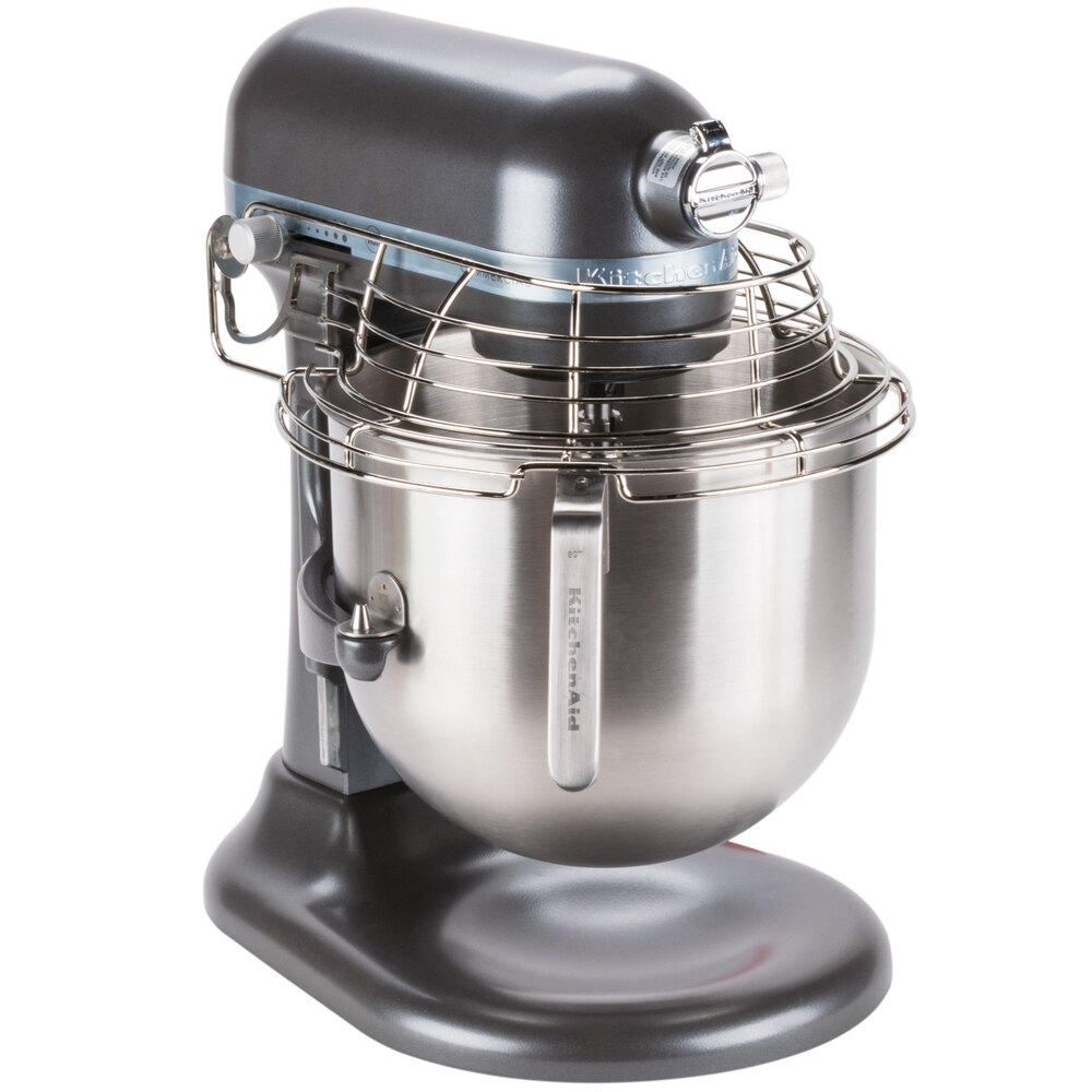 KitchenAid KSMC895DP Dark Pewter NSF 8 qt. Bowl Lift Commercial Stand