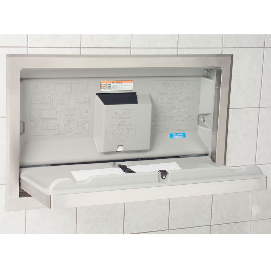 Koala Kare KB110SSRE Stainless Steel Recess Mount Horizontal Baby