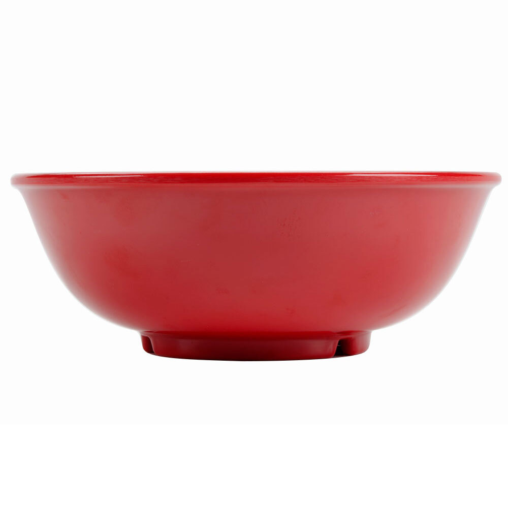 Pure Red 32 oz. Melamine Salad Bowl 12 / Pack