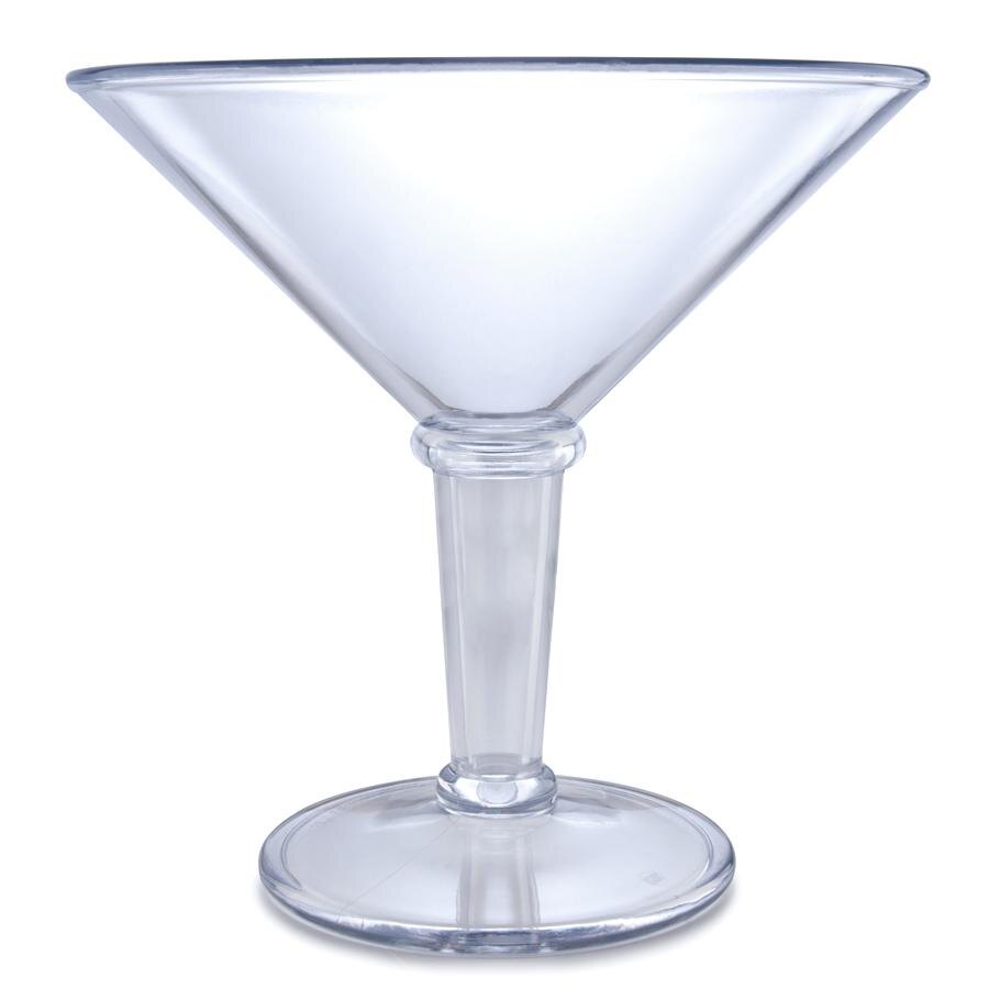 GET SW1419CL (SW1419) 48 oz. SAN Plastic Super Martini Glass