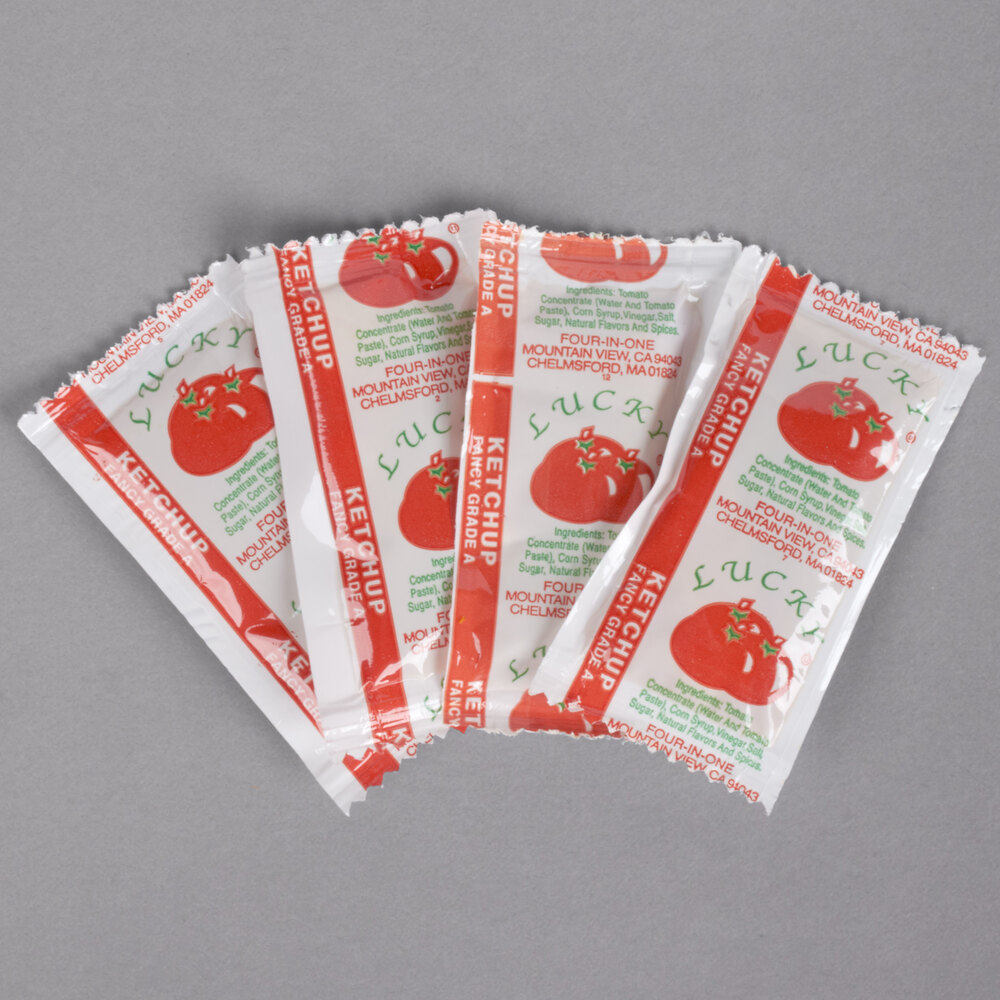 Ketchup 7 Gram Portion Packets 500/Case