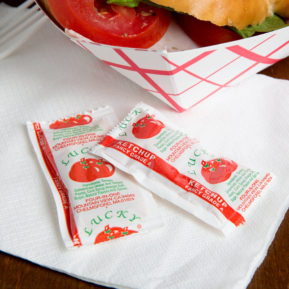 Ketchup 7 Gram Portion Packets 500/Case