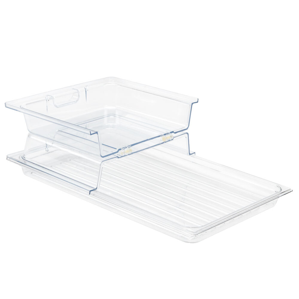 Sample and Display Tray Kit with Clear Polycarbonate Tray and Hinged Cover