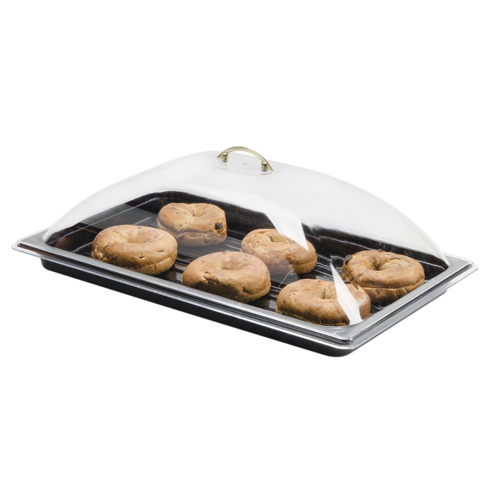 Sample and Display Tray Kit with Black Polycarbonate Tray and Dome Cover