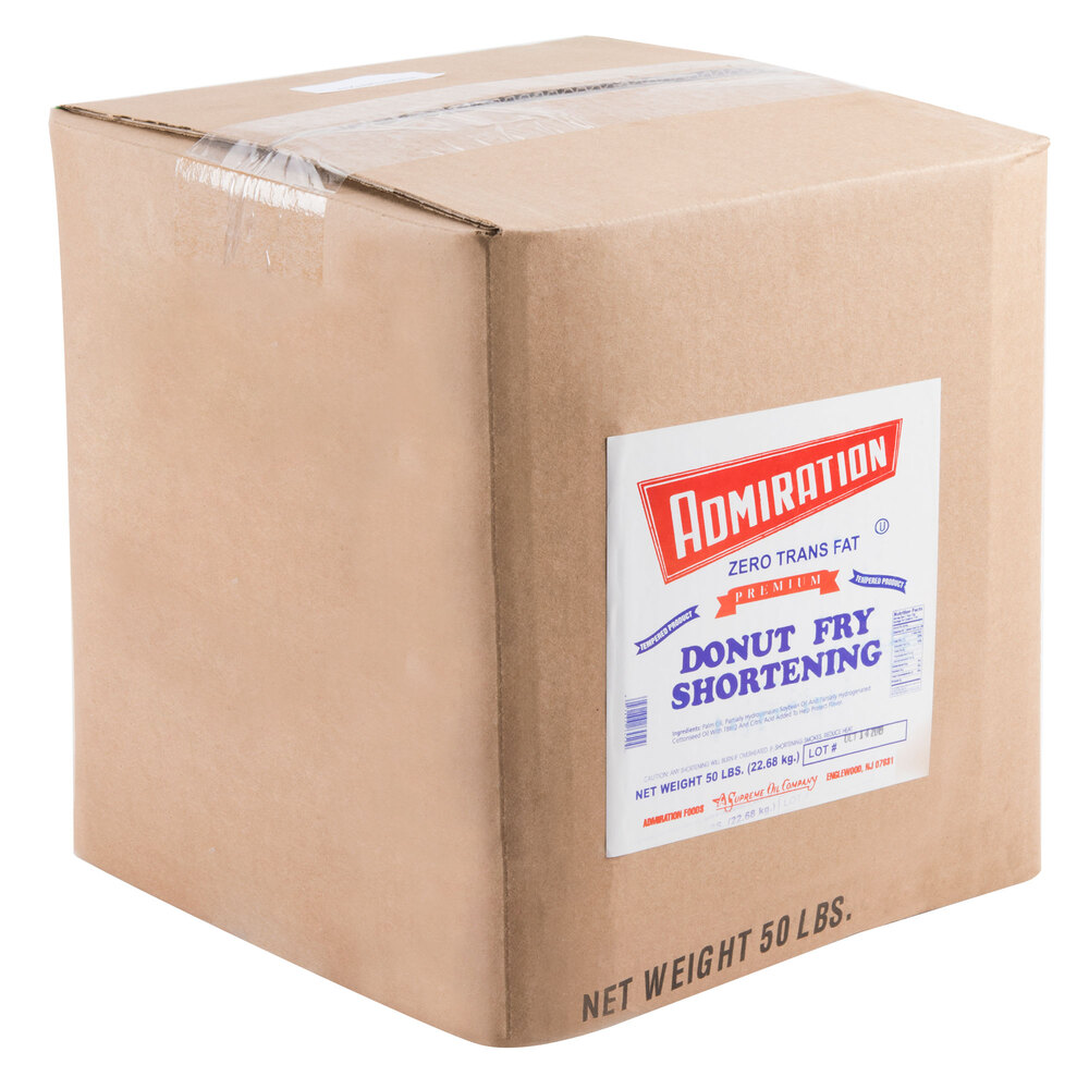 Zero Trans Fat Donut Fry Shortening Cube 50 lb.