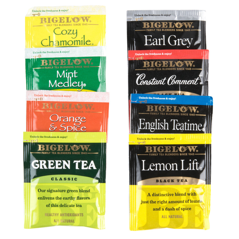 Bigelow Tea Variety Tray Pack 64/Box