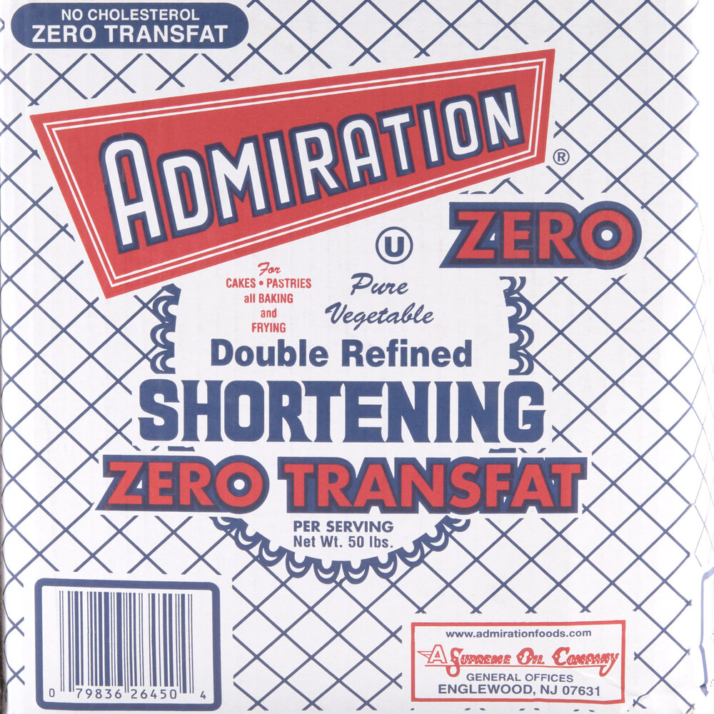 Zero Trans Fat All Purpose Shortening Cube 50 lb.