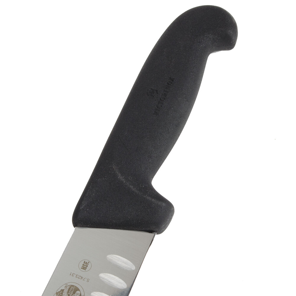 Victorinox 40636 12" Butcher Knife with Granton Edge and Fibrox Handle