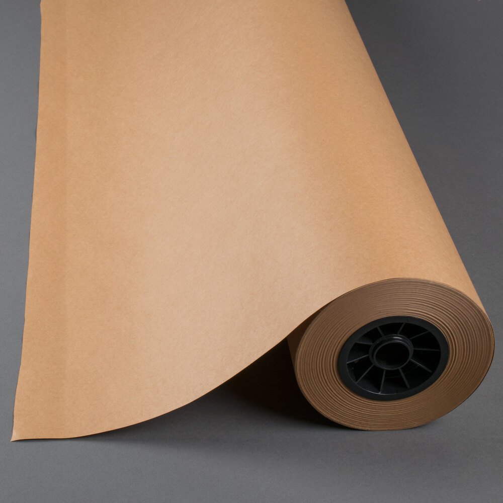 36'' x 300' 64 Brown Paper Roll Table Cover
