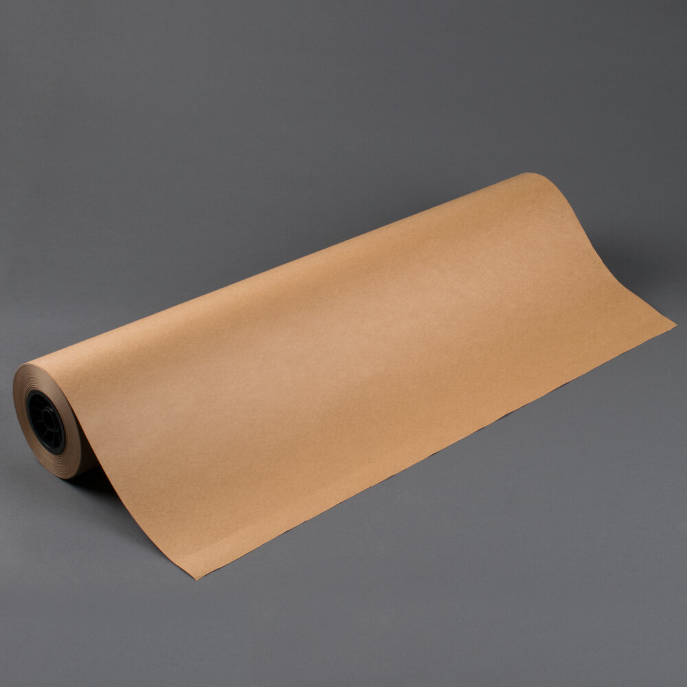 36'' x 300' 64 Brown Paper Roll Table Cover