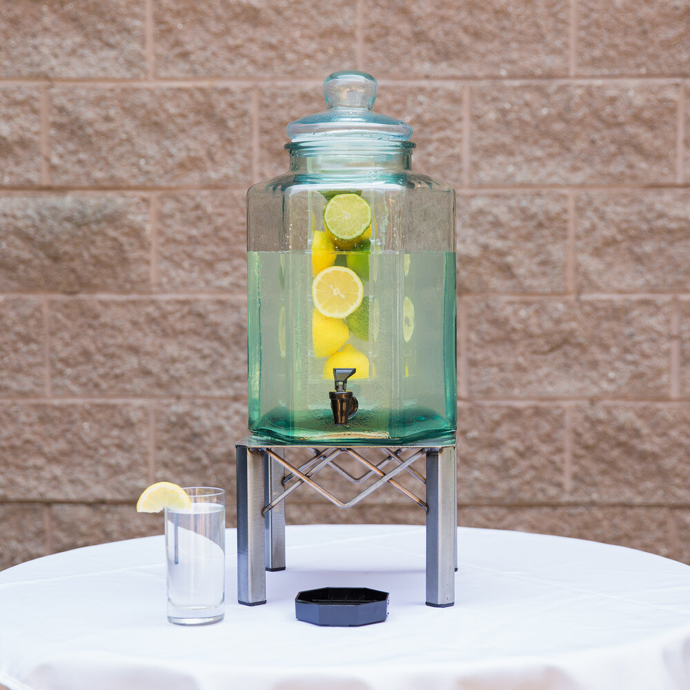 CalMil 34212INF 2 Gallon Industrial Glass Beverage Dispenser with