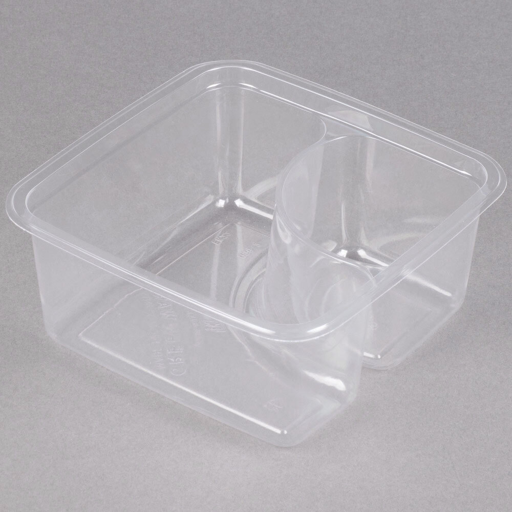 FabriKal Greenware GS62 Clear PLA Compostable Container