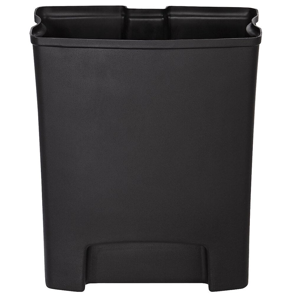 Rubbermaid 1900697 Slim Jim Black Rigid Plastic Liner for 8 Gallon
