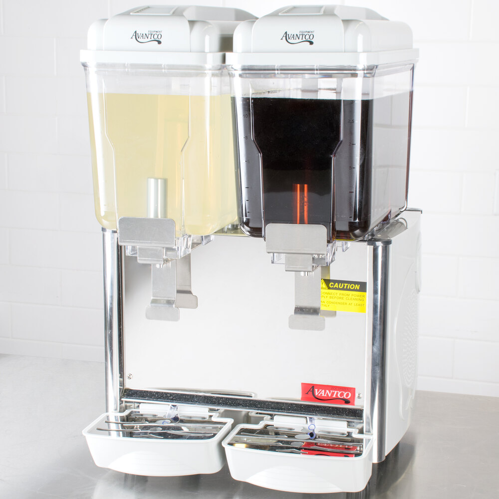 Avantco RBD32 Double 3 Gallon Bowl Refrigerated Beverage Dispenser