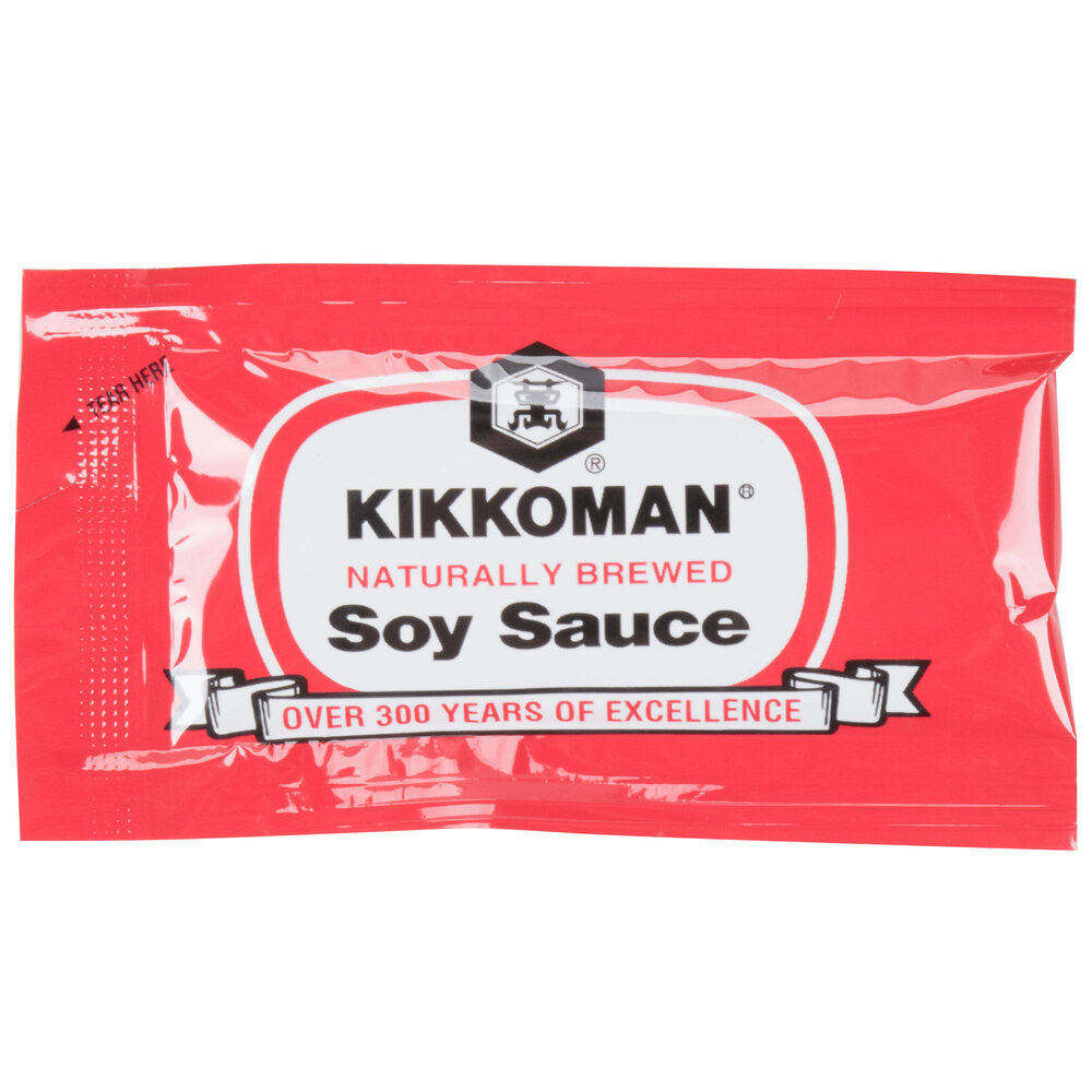 Kikkoman Soy Sauce 6 mL Packet 500/Case