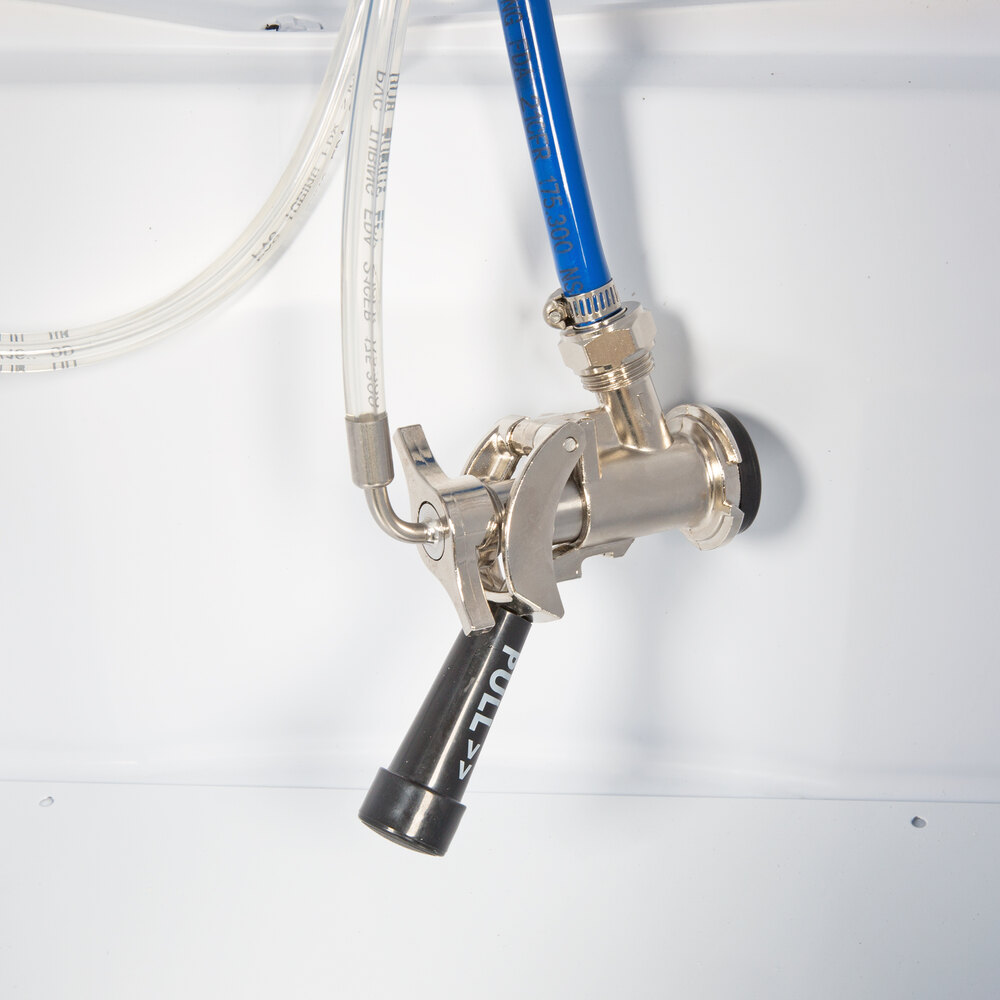 Galaxy Single Tap Kegerator Beer Dispenser Stainless Steel, (1) 1/2