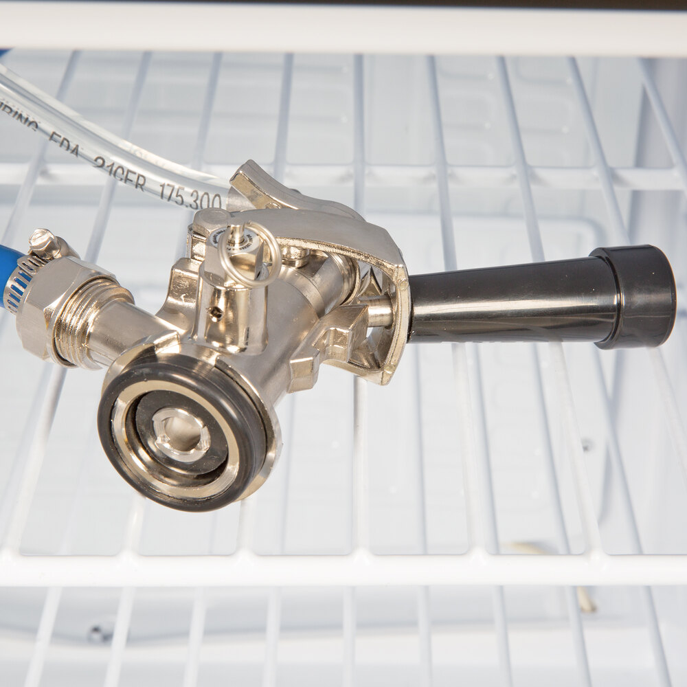 Galaxy Single Tap Kegerator Beer Dispenser Stainless Steel, (1) 1/2