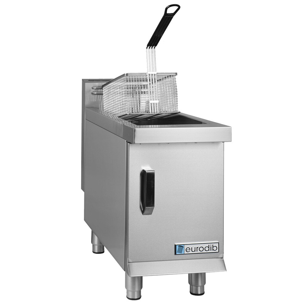 Eurodib CF15 15 lb. Natural Gas Countertop Fryer 26,500 BTU