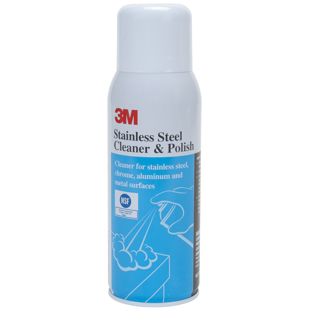 3M 14002 21 oz. Aerosol Stainless Steel / Metal Cleaner and Polish 12