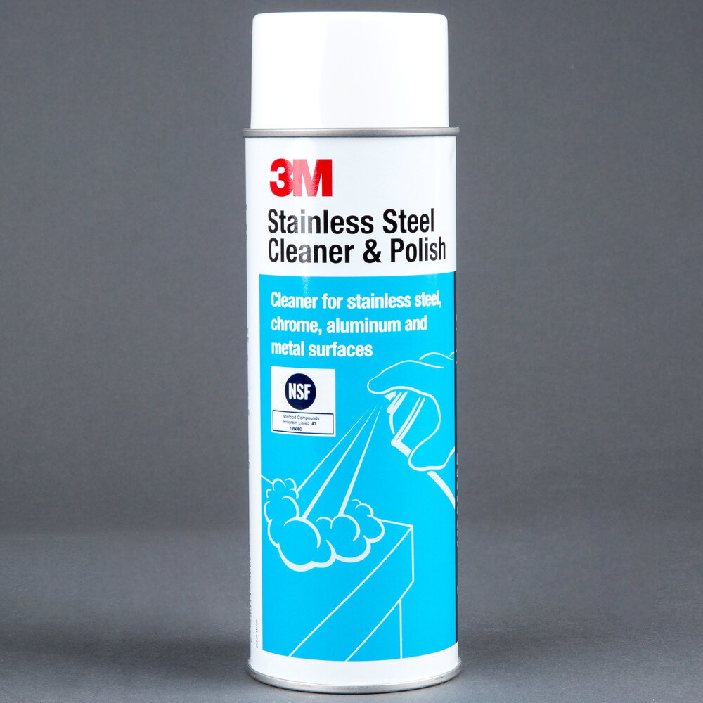 3M 14002 21 oz. Aerosol Stainless Steel / Metal Cleaner and Polish
