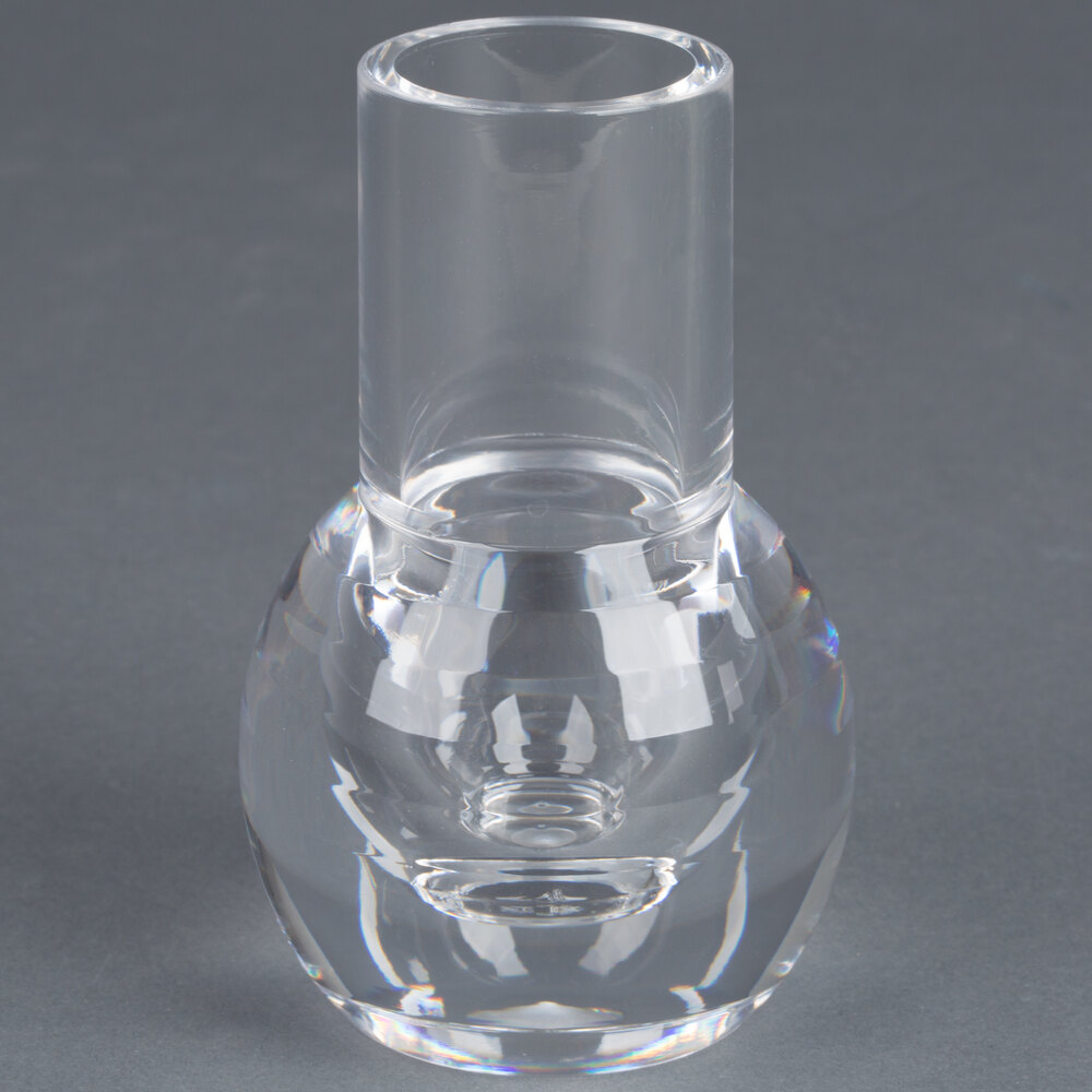 Carlisle 465007 4" Clear Acrylic Bud Vase